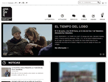 Tablet Screenshot of filmotecavasca.com